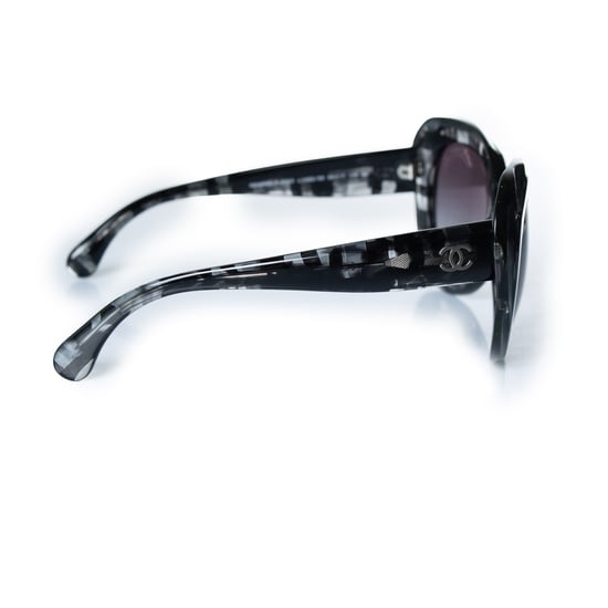Chanel, graue oversized Sonnenbrille - Image 3