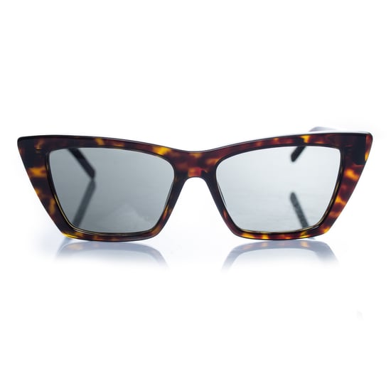 Saint Laurent, Mica Schildpatt-Sonnenbrille in Braun - Image 1