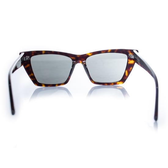 Saint Laurent, Mica Schildpatt-Sonnenbrille in Braun - Image 3