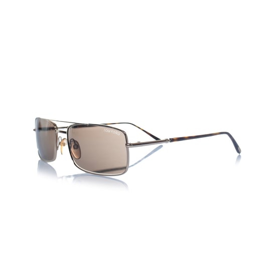 Tom Ford, Hudson Fliegerbrille in Gold und Braun - Image 2