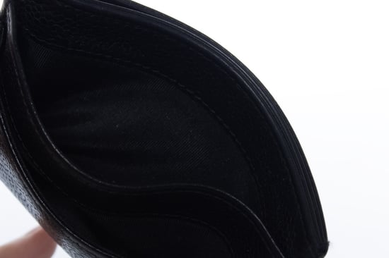 Chanel, schwarzer genarbter Lederkartenhalter - Image 4