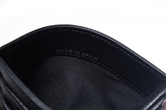 Chanel, schwarzer genarbter Lederkartenhalter - Image 5