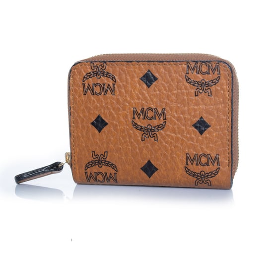 MCM, braune Reißverschluss-Geldbörse im Monogramm - Image 2