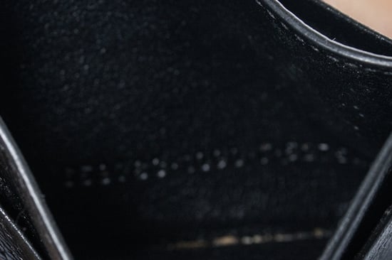 Balenciaga, schwarzes Leder Kartenetui mit Schlüsselring - Image 4