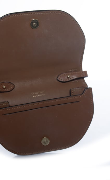 Burberry, braune Leder-Satteltasche Wallet - Image 3