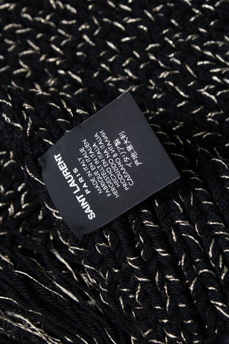 Saint Laurent, chunky gestrickter oversized Schal - Image 2