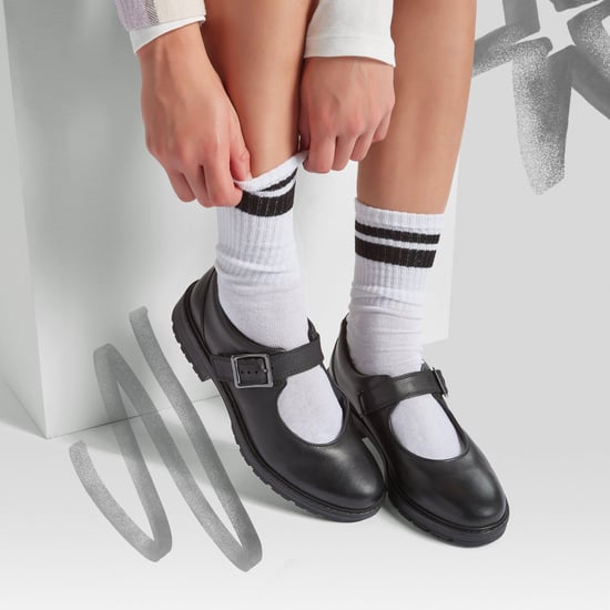 Loxham Walk Youth Black Leather Schuhe - Image 2