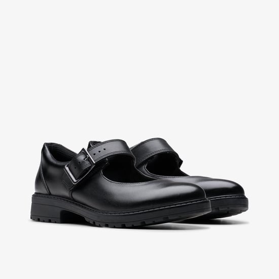 Loxham Walk Youth Black Leather Schuhe - Image 6