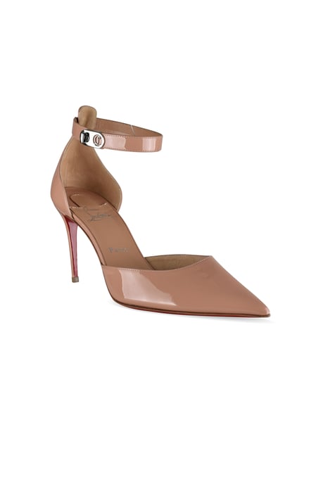 Christian Louboutin Lock Pumps Beige - Image 2