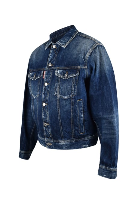 Dsquared2 Jeansjacke Blau - Image 3