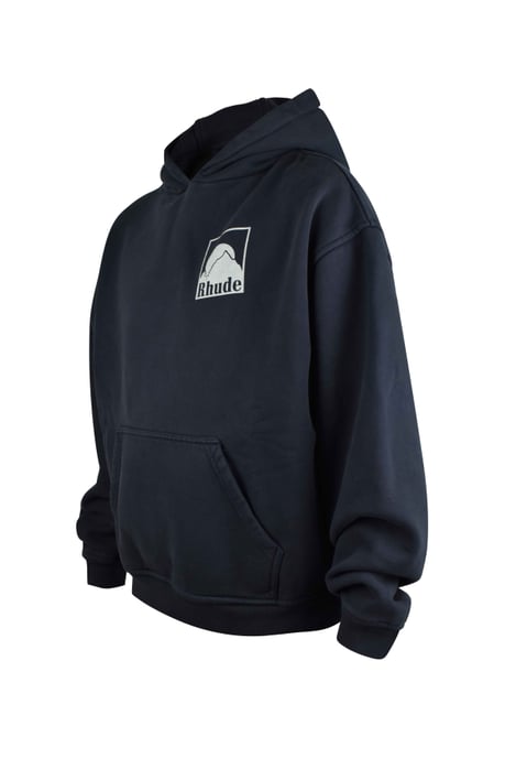 RHUDE Kapuzen-Sweatshirt Schwarz - Image 3