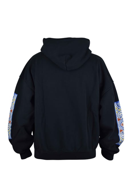 RHUDE Kapuzen-Sweatshirt Schwarz - Image 2