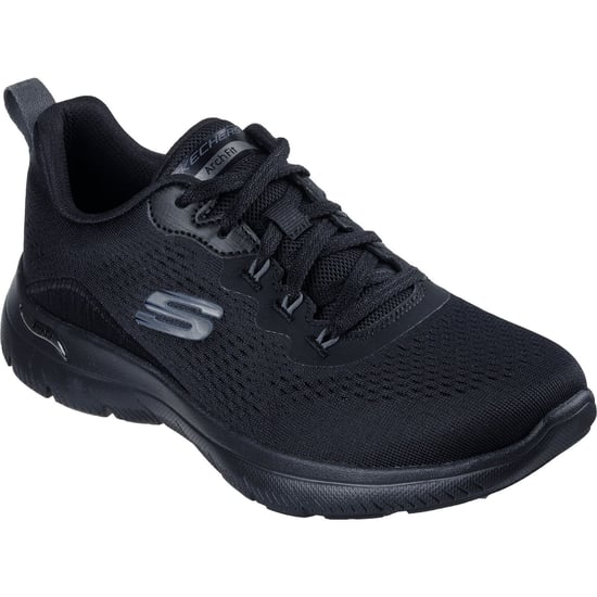 Skechers Arch Fit Summits Polyester Damen Schwarz Trainer - Image 2