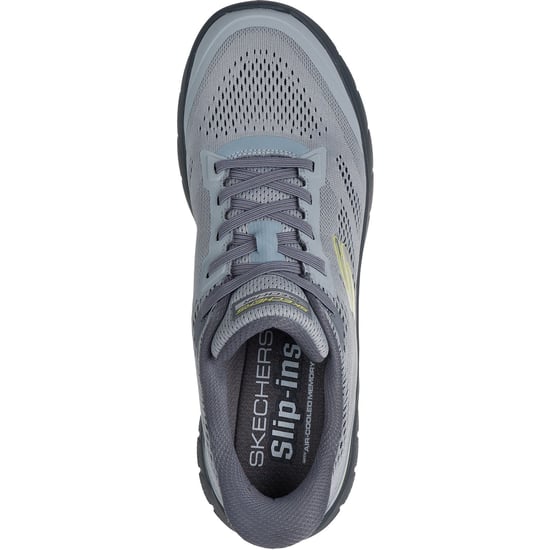 Skechers Skech-Air Summits Textil Herren Trainers in Grau/Limette - Image 3