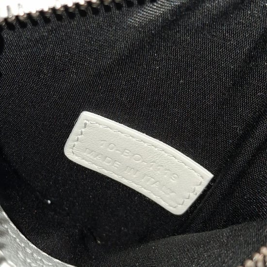 Dior x Daniel Arsham Basketball-Münzetui mit Reißverschluss aus weißem Leder - Image 5