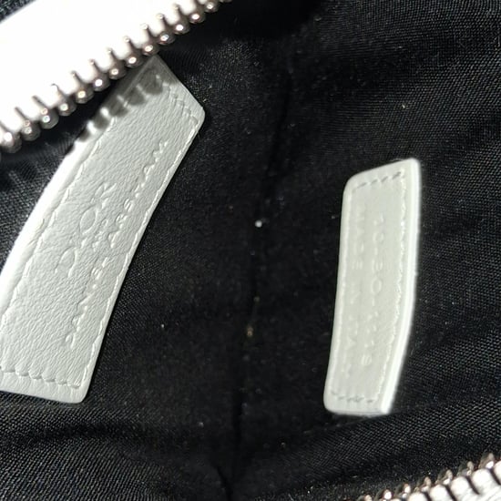 Dior x Daniel Arsham Basketball-Münzetui mit Reißverschluss aus weißem Leder - Image 6