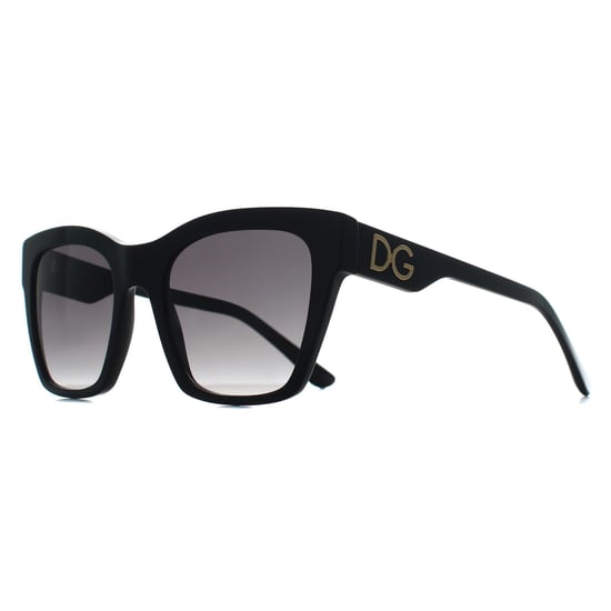 Dolce & Gabbana DG4384 501/8G schwarz grau Verlauf Sonnenbrille - Image 3
