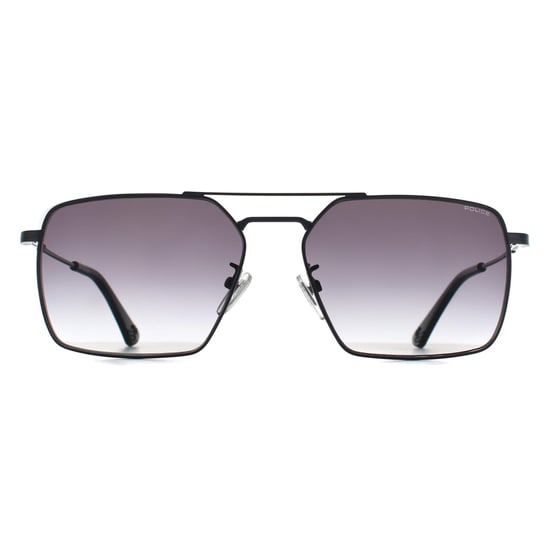 Police SPLL07 Origins Lite 15 0568 glänzende Sonnenbrille mit Farbverlauf in Gunmetalgrau - Image 2