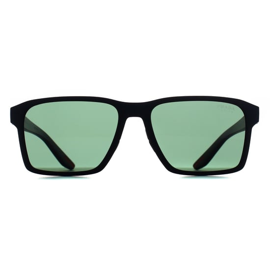 Prada Sport PS05YS DG006U schwarzes Gummi Tuning dunkelgrün Sonnenbrille - Image 1
