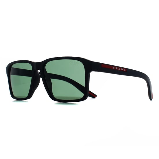 Prada Sport PS05YS DG006U schwarzes Gummi Tuning dunkelgrün Sonnenbrille - Image 3