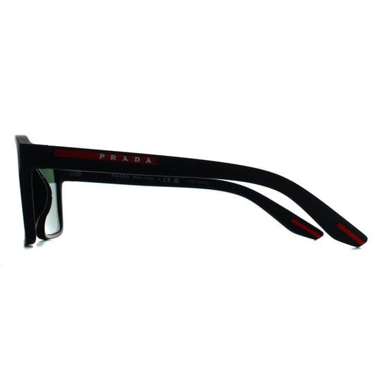 Prada Sport PS05YS DG006U schwarzes Gummi Tuning dunkelgrün Sonnenbrille - Image 4