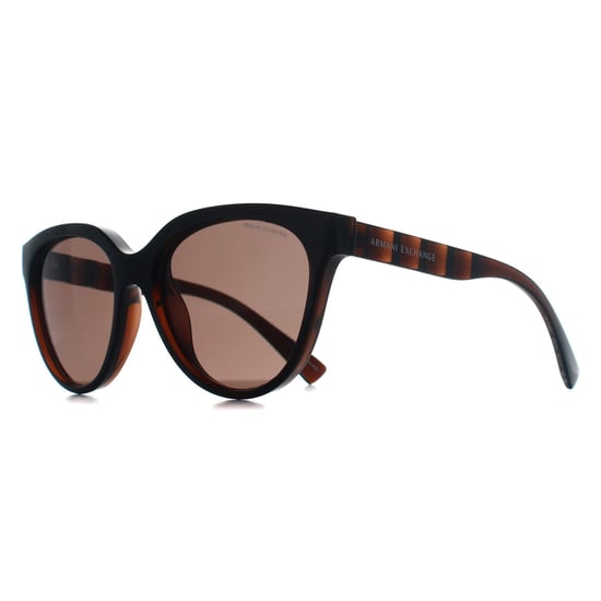 Armani Exchange AX4148SU 835773 glänzend transparent braun dunkelbraun Sonnenbrille - Image 3