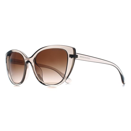 Armani Exchange AX4111SU 824013 Sonnenbrille mit braunem Farbverlauf und transparenter Tundra - Image 3