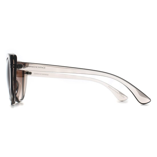 Armani Exchange AX4111SU 824013 Sonnenbrille mit braunem Farbverlauf und transparenter Tundra - Image 4