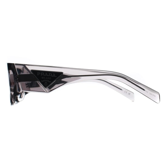 Prada PR09ZS 18S09T transparenter Asphalt dunkelgrau Sonnenbrille - Image 4