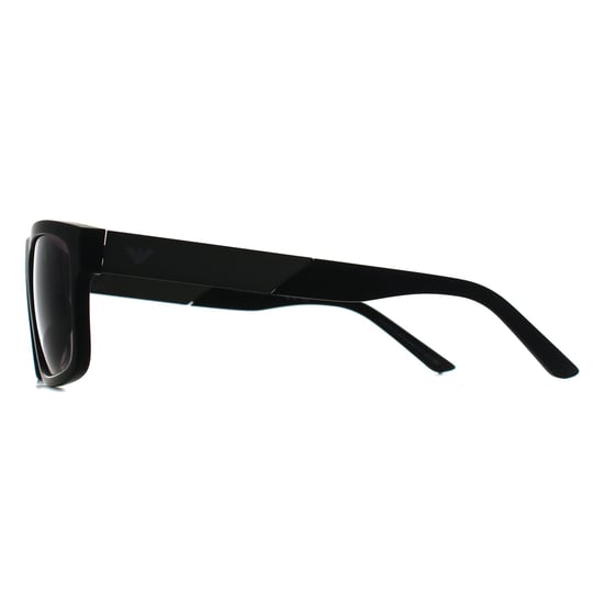 Emporio Armani EA4244U 50018G matte schwarze graue Sonnenbrille mit Farbverlauf - Image 4