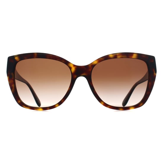 Emporio Armani EA4198 502613 glänzende Sonnenbrille in Havanna mit braunem Farbverlauf - Image 2