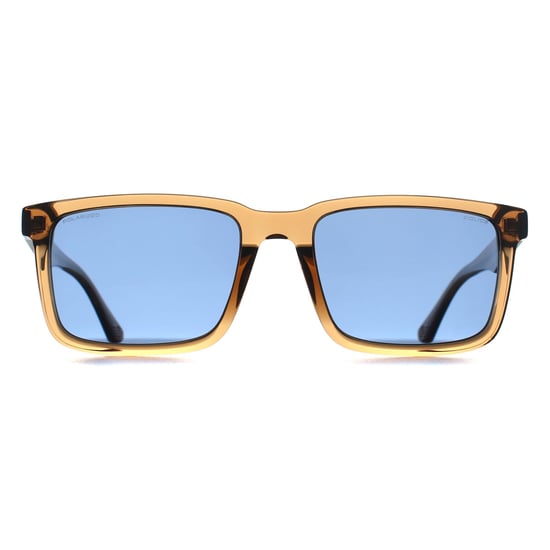 Police SPLP21E Origins Lite 30 805P glänzend transparent hellbraun blau polarisierte Sonnenbrille - Image 2