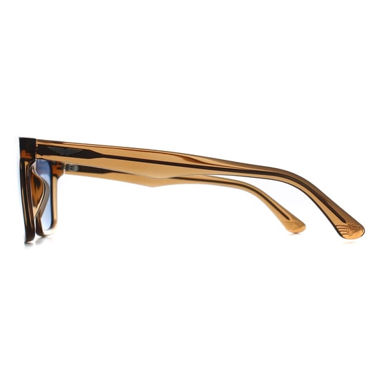 Police SPLP21E Origins Lite 30 805P glänzend transparent hellbraun blau polarisierte Sonnenbrille - Image 4