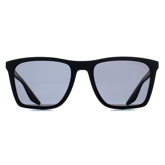 Prada Sport PSB08S 1BO02G matte schwarze dunkelgraue polarisierte Sonnenbrille - Image 1