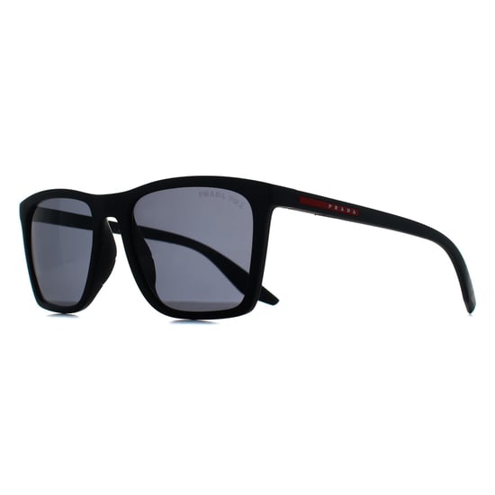 Prada Sport PSB08S 1BO02G matte schwarze dunkelgraue polarisierte Sonnenbrille - Image 3