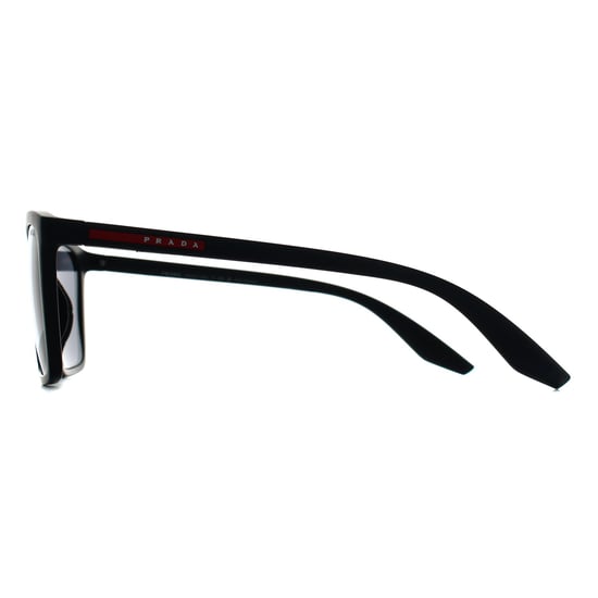 Prada Sport PSB08S 1BO02G matte schwarze dunkelgraue polarisierte Sonnenbrille - Image 4