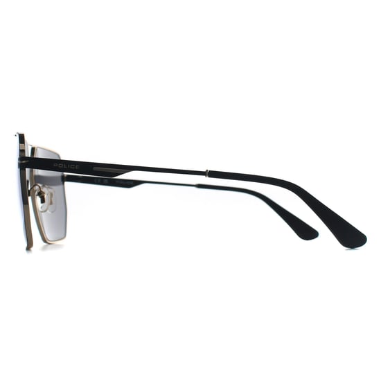 Polizei SPLL79 Champ Lite 2 302B glänzende Rose Gold Rauch blau Spiegel Sonnenbrille - Image 4