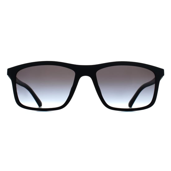 Emporio Armani EA4257U 50018G matte schwarze graue Sonnenbrille mit Farbverlauf - Image 2