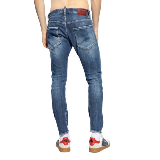 Dsquared2 Navy Blue Sexy Twist Jeans - Image 5