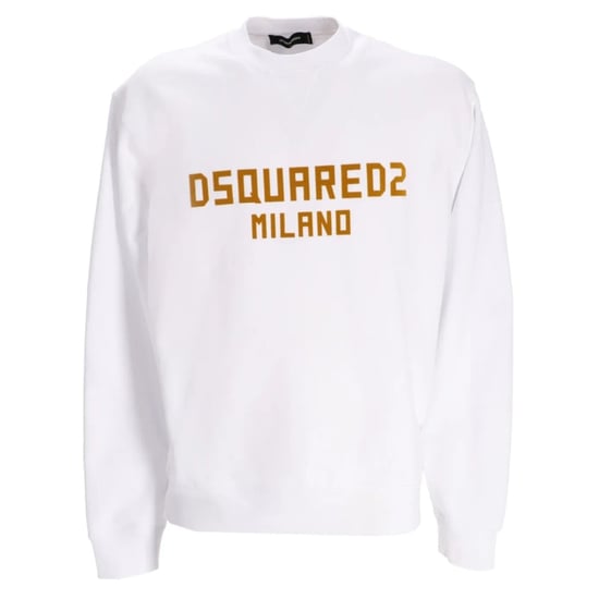 Dsquared2 Milano Logo Cool Fit Weißes Sweatshirt - Image 1