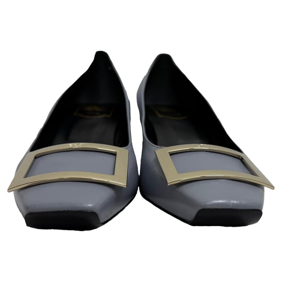Trompette-Pumps von Roger Vivier aus grauem Leder - Image 2