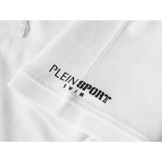Plein Sport Poloshirt Mit Kleinem Logo, Weiß - Image 4
