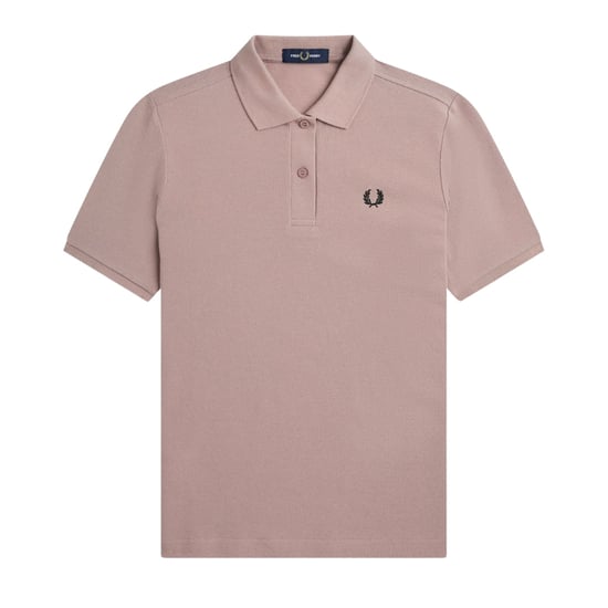 Fred Perry Poloshirt Mit Schwarzem Logo In Dunkelrosa - Image 1