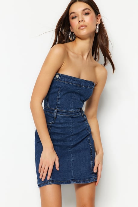 Elegante, figurbetonte Minikleider für Damen, einfarbig, ärmellos - Image 2