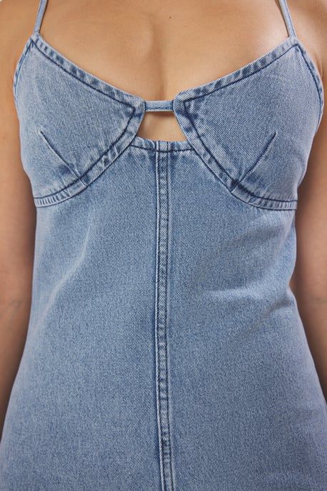 Gerades, kurzes, locker fallendes Damenkleid für Freizeit und Alltag - Image 2