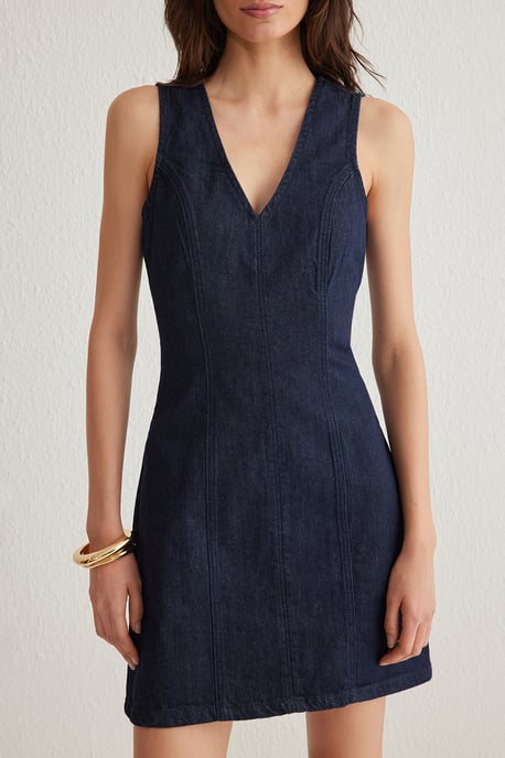 Marineblaues Kleid - Image 2