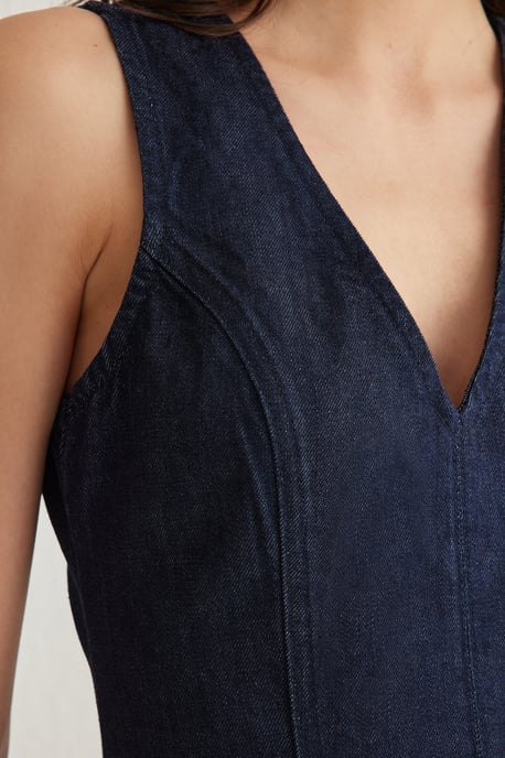 Marineblaues Kleid - Image 3