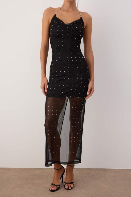 Ärmelloses, figurbetontes Maxi-Cocktailkleid für Damen - Image 2