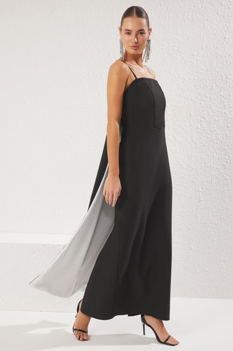 Sehr farbenfrohes, gerades, ärmelloses Maxikleid für Damen, ideal für Abschlussfeiern/Ballabende und Abschlussball. - Image 4