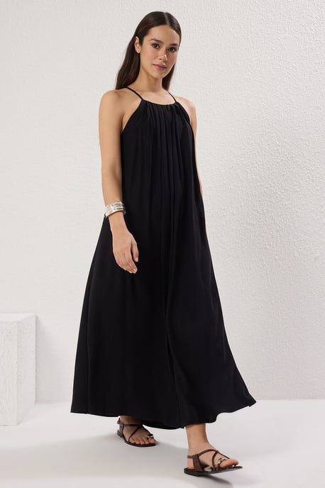 Gerades, locker fallendes Maxikleid für Damen, lässig/leger für den Alltag - Image 4